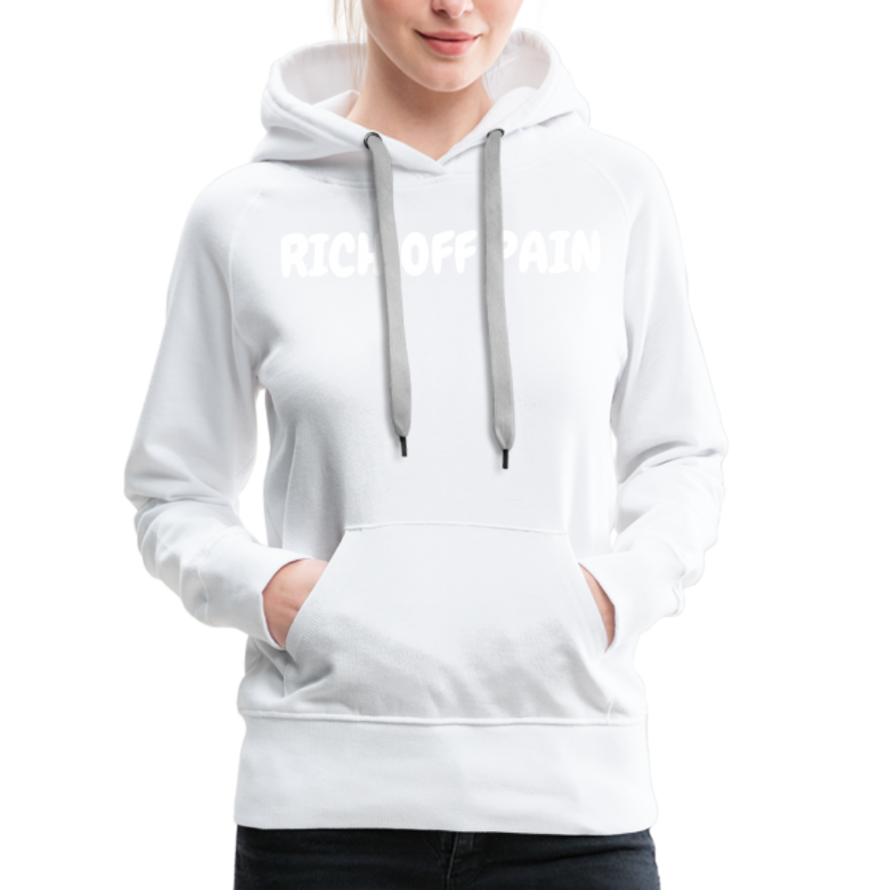 RICH OFF PAIN (WHITE LETTERING) - white