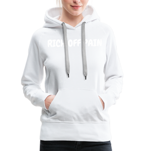 RICH OFF PAIN (WHITE LETTERING) - white