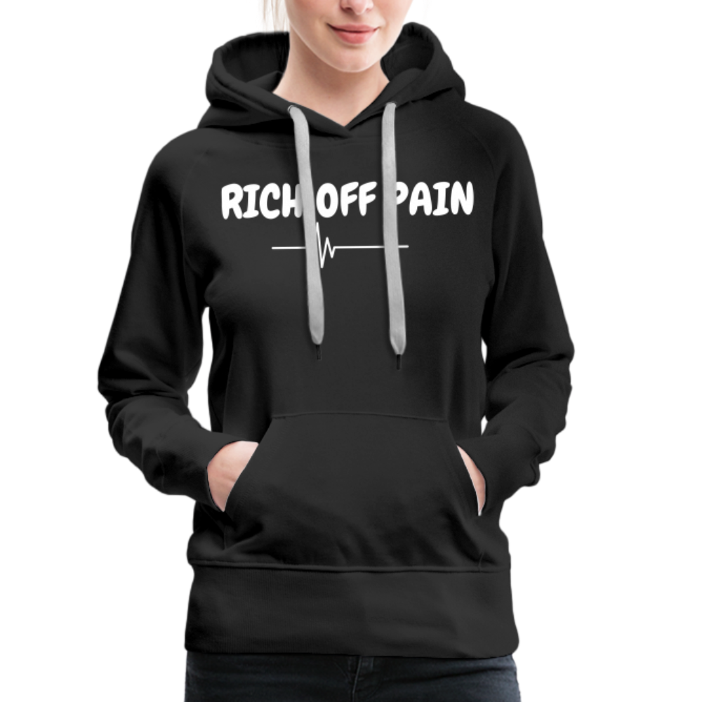 RICH OFF PAIN (WHITE LETTERING) - black