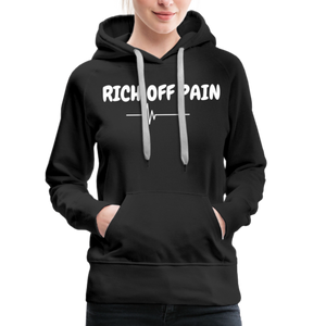 RICH OFF PAIN (WHITE LETTERING) - black