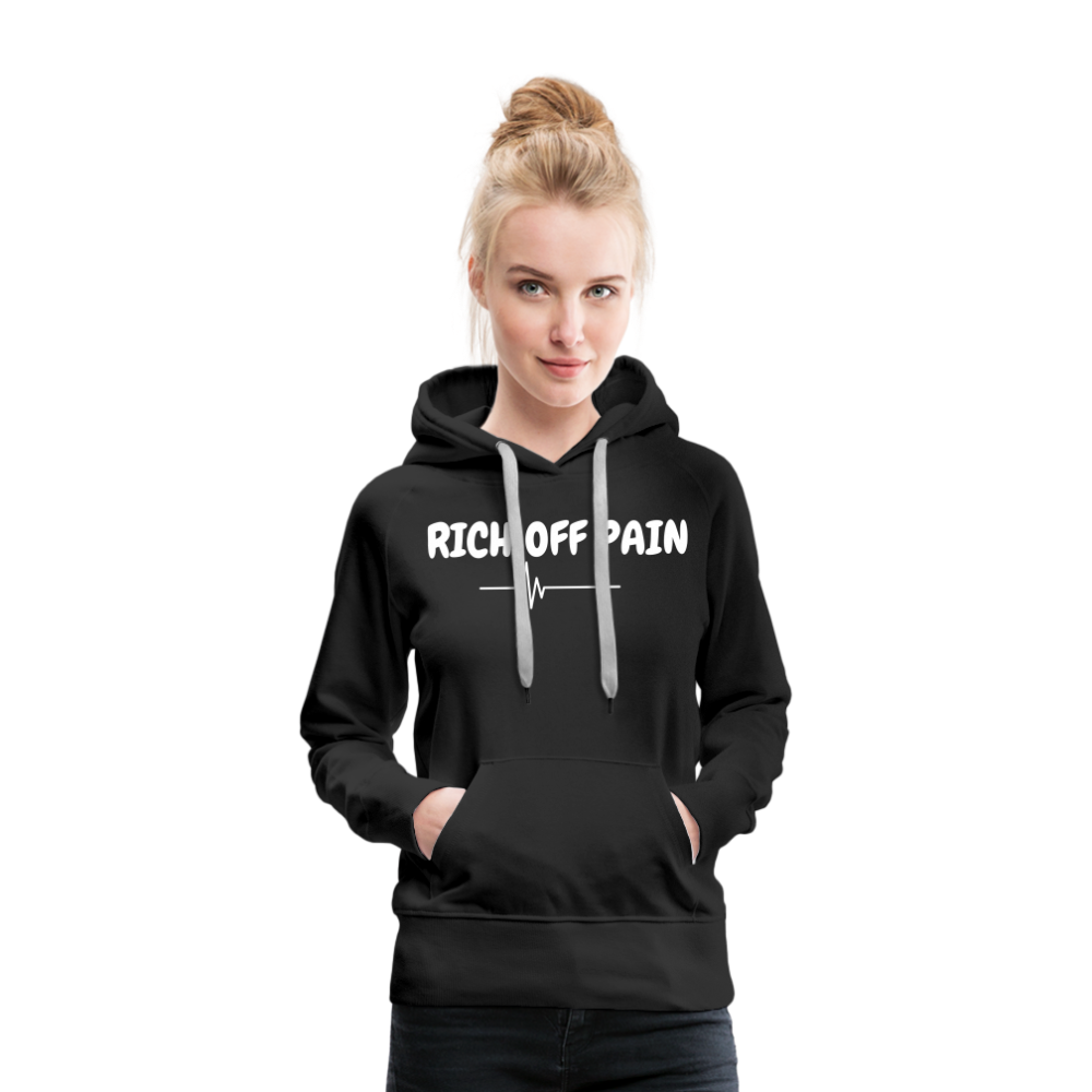 RICH OFF PAIN (WHITE LETTERING) - black