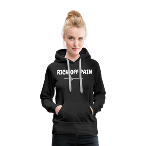 RICH OFF PAIN (WHITE LETTERING) - black
