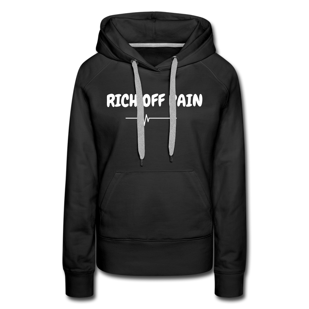 RICH OFF PAIN (WHITE LETTERING) - black
