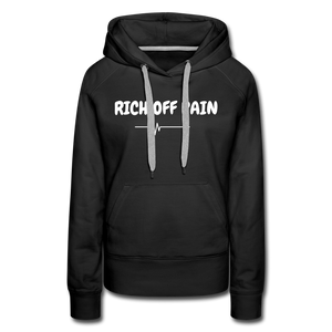 RICH OFF PAIN (WHITE LETTERING) - black