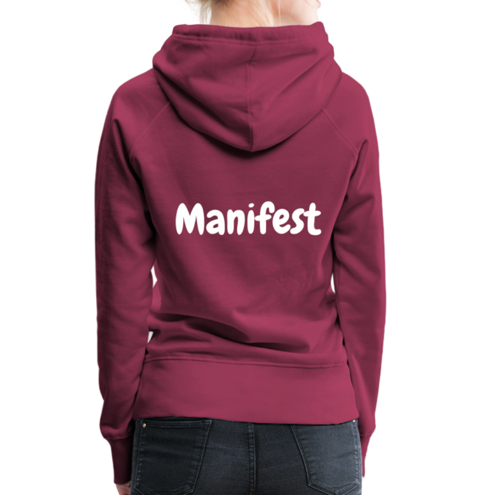 RICH OFF PAIN (WHITE LETTERING) - burgundy