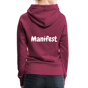 RICH OFF PAIN (WHITE LETTERING) - burgundy