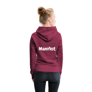 RICH OFF PAIN (WHITE LETTERING) - burgundy