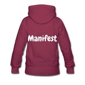 RICH OFF PAIN (WHITE LETTERING) - burgundy