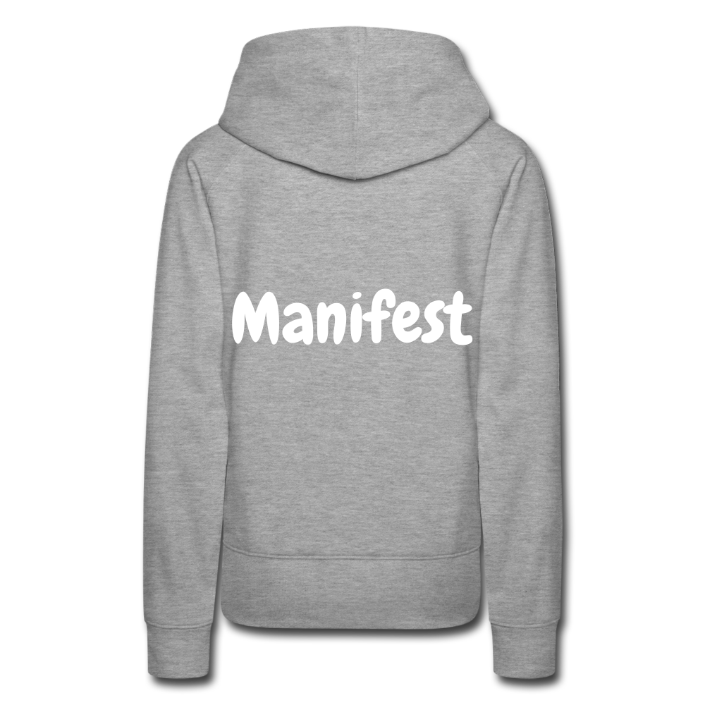 RICH OFF PAIN (WHITE LETTERING) - heather grey
