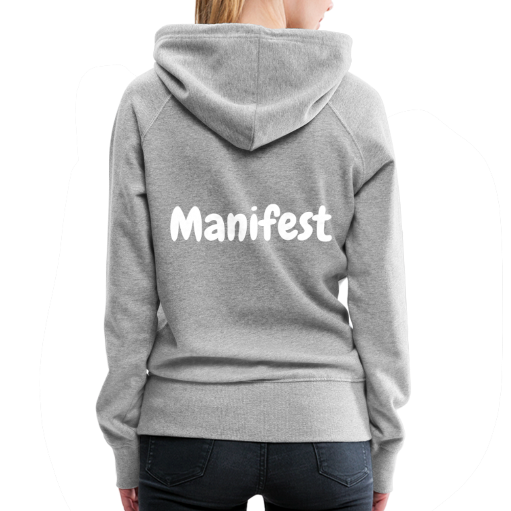 RICH OFF PAIN (WHITE LETTERING) - heather grey