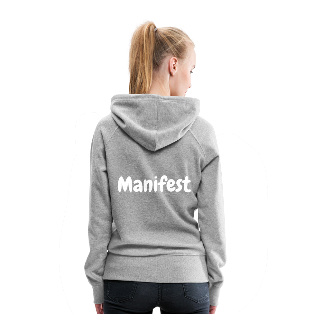 RICH OFF PAIN (WHITE LETTERING) - heather grey