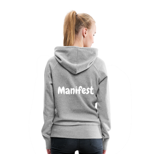 RICH OFF PAIN (WHITE LETTERING) - heather grey