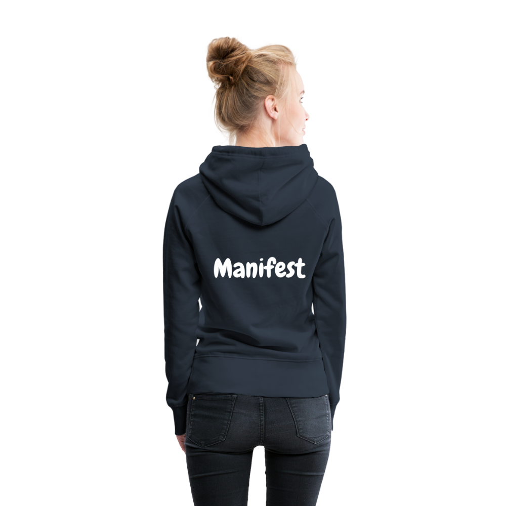 RICH OFF PAIN (WHITE LETTERING) - navy