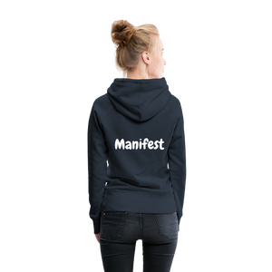 RICH OFF PAIN (WHITE LETTERING) - navy