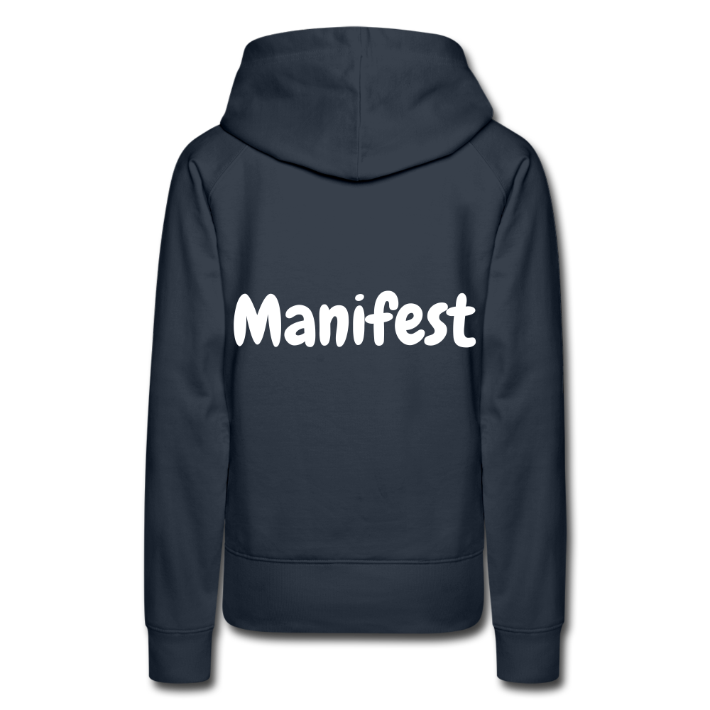 RICH OFF PAIN (WHITE LETTERING) - navy