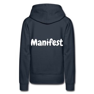 RICH OFF PAIN (WHITE LETTERING) - navy