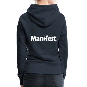 RICH OFF PAIN (WHITE LETTERING) - navy