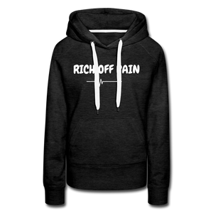 RICH OFF PAIN (WHITE LETTERING) - charcoal grey