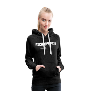 RICH OFF PAIN (WHITE LETTERING) - charcoal grey