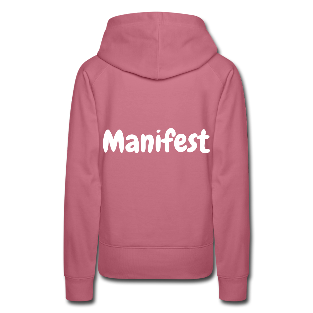 RICH OFF PAIN (WHITE LETTERING) - mauve