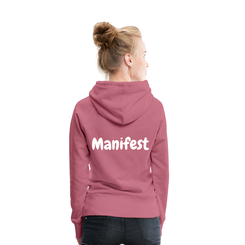 RICH OFF PAIN (WHITE LETTERING) - mauve