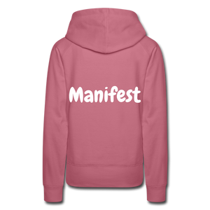 RICH OFF PAIN (WHITE LETTERING) - mauve