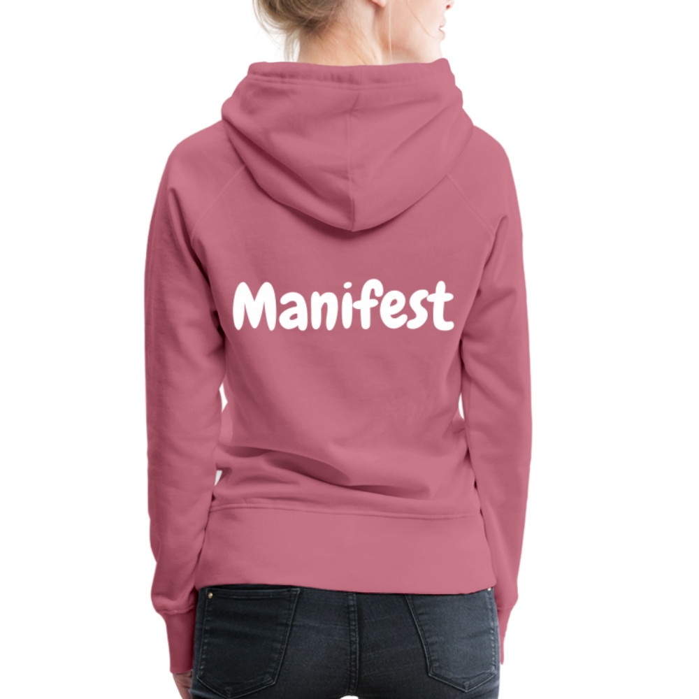 RICH OFF PAIN (WHITE LETTERING) - mauve