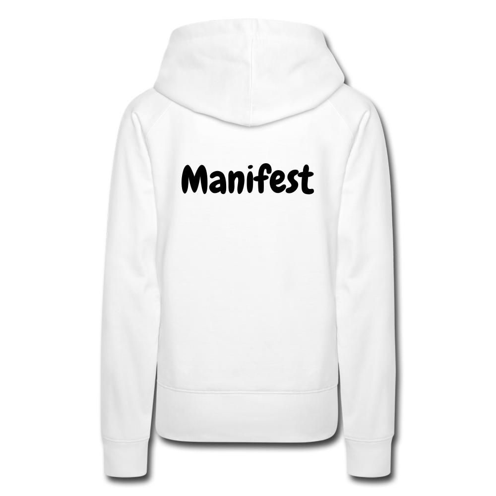 Rich OFF Pain Women's Hoodie - white
