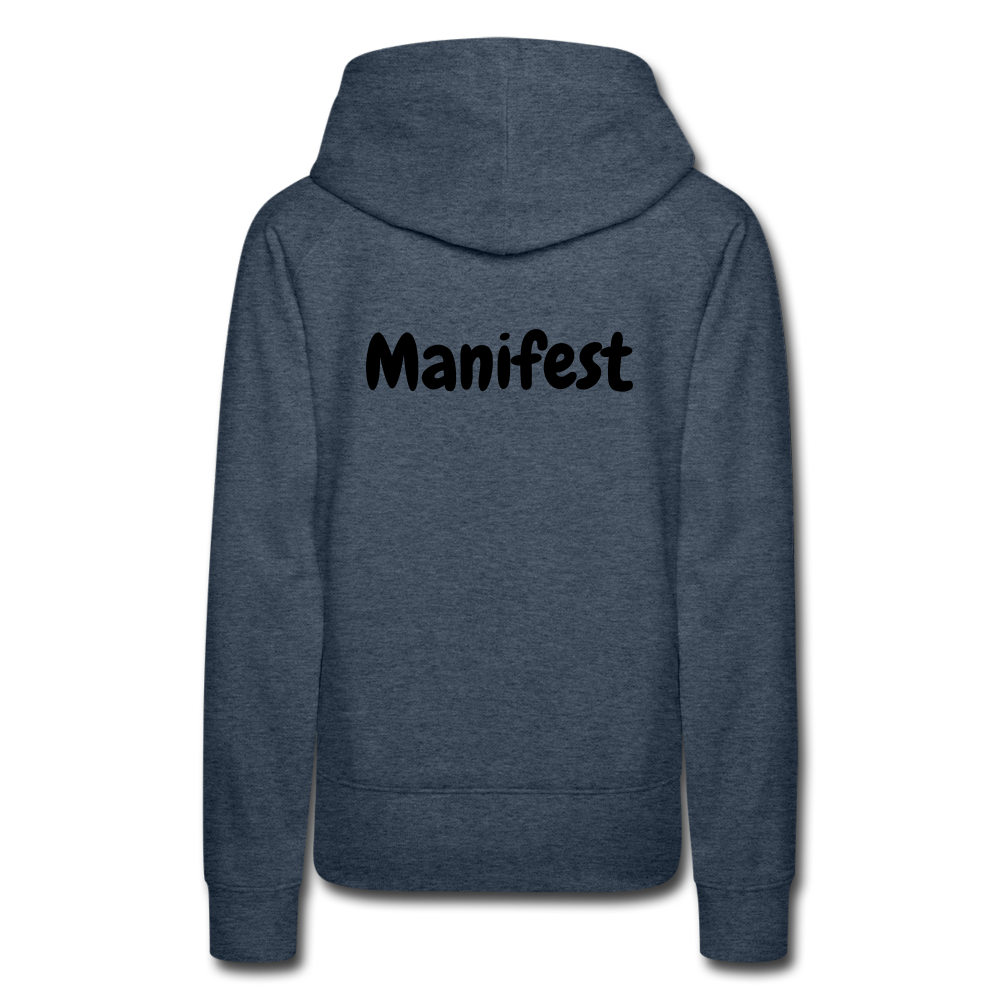 Rich OFF Pain Women's Hoodie - heather denim