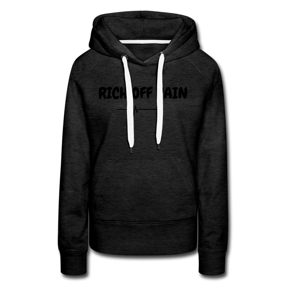 Rich OFF Pain Women's Hoodie - charcoal grey