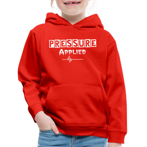PRESSURE APPLIED - KIDS HOODIE - red