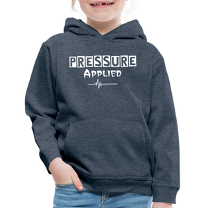 PRESSURE APPLIED - KIDS HOODIE - heather denim