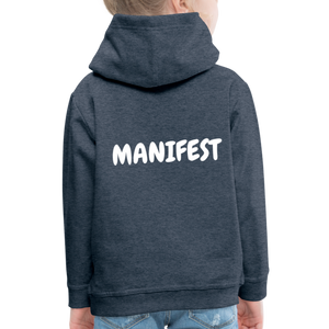 PRESSURE APPLIED - KIDS HOODIE - heather denim