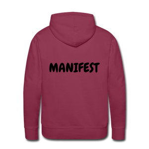 RICH OFF PAIN Men's Hoodie - burgundy