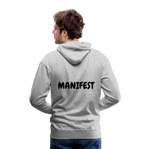 RICH OFF PAIN Men's Hoodie - heather grey
