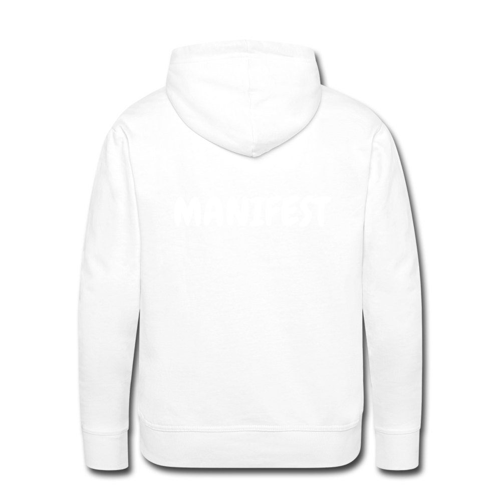 Men’s Hoodie (WHITE LETTERING) - white