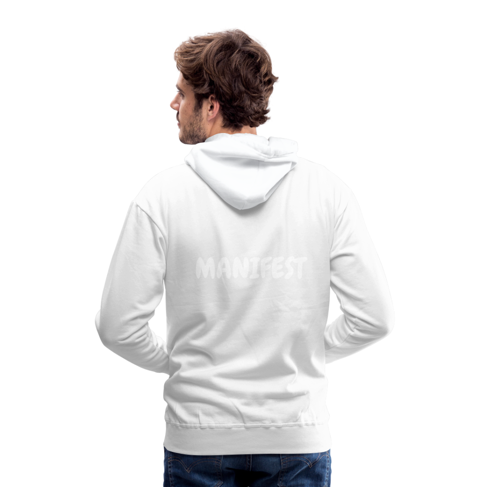 Men’s Hoodie (WHITE LETTERING) - white