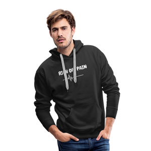 Men’s Hoodie (WHITE LETTERING) - black