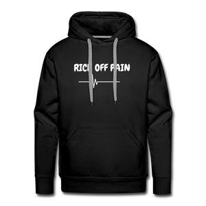 Men’s Hoodie (WHITE LETTERING) - black