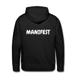 Men’s Hoodie (WHITE LETTERING) - black