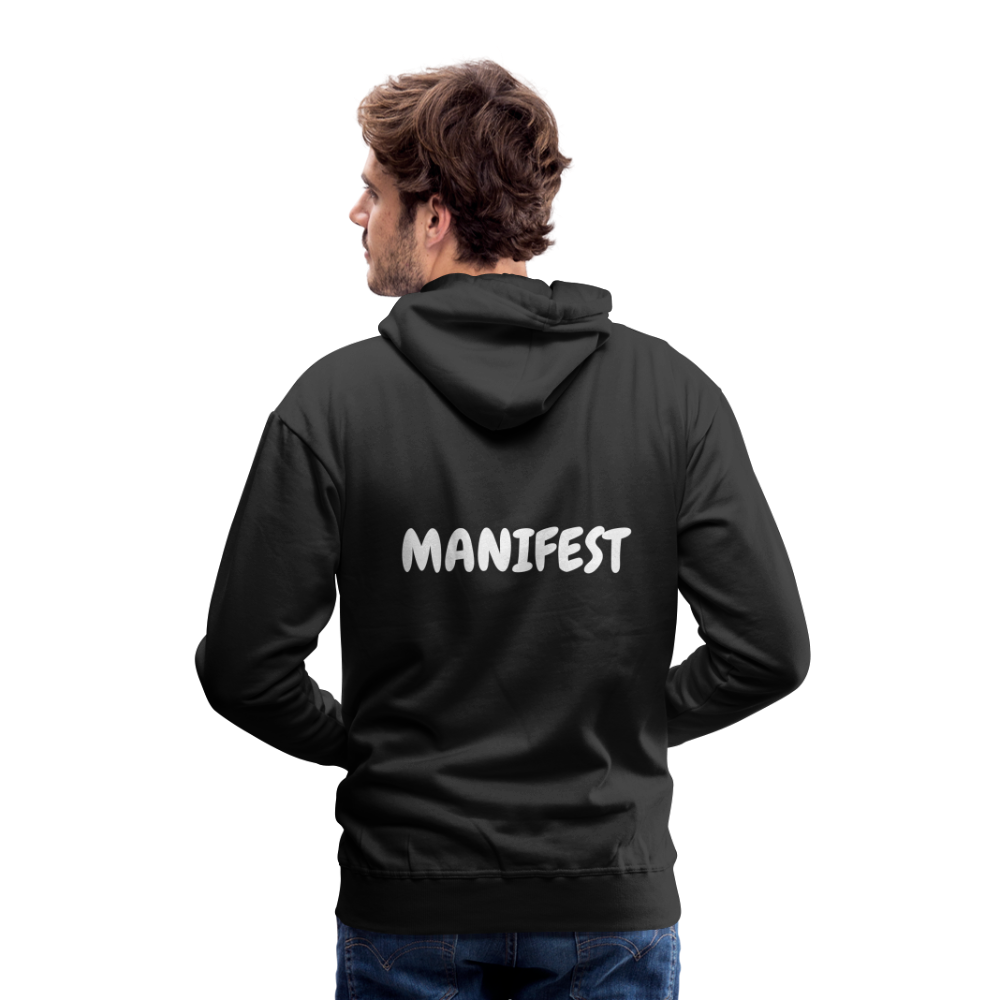 Men’s Hoodie (WHITE LETTERING) - black