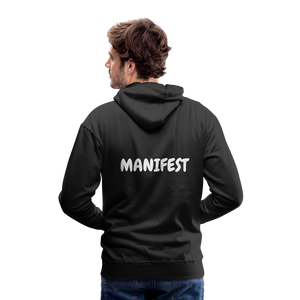 Men’s Hoodie (WHITE LETTERING) - black