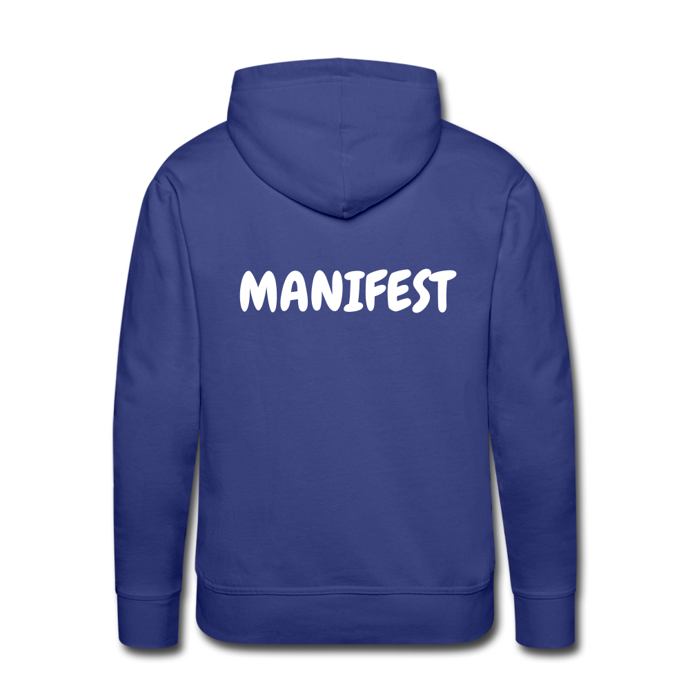 Men’s Hoodie (WHITE LETTERING) - royalblue