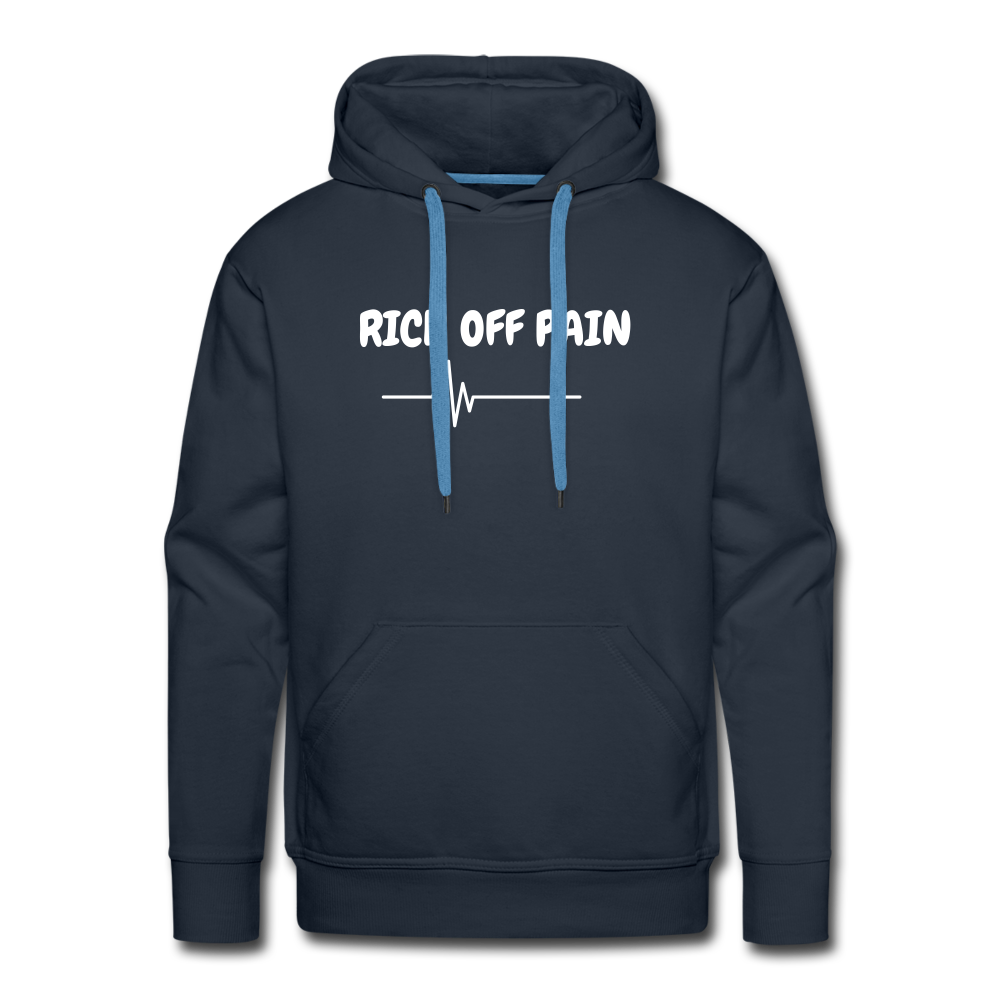 Men’s Hoodie (WHITE LETTERING) - navy