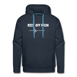 Men’s Hoodie (WHITE LETTERING) - navy