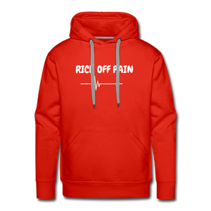 Men’s Hoodie (WHITE LETTERING) - red