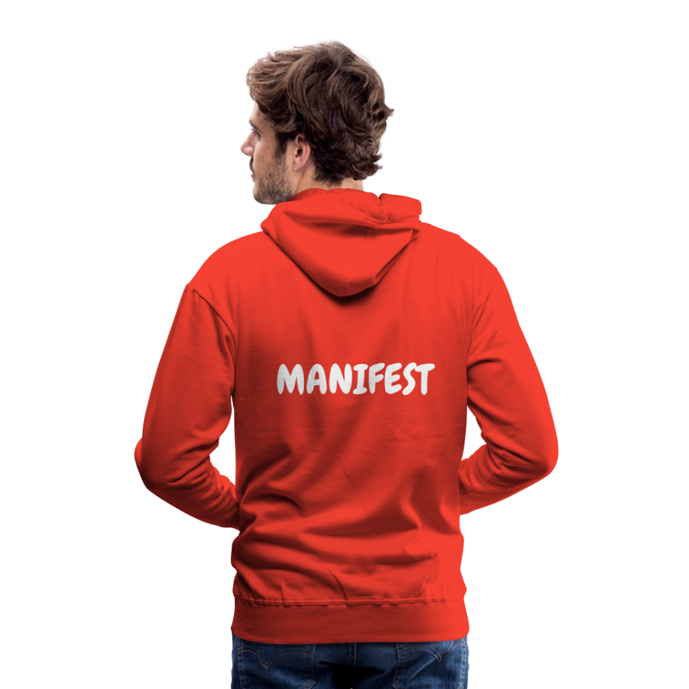 Men’s Hoodie (WHITE LETTERING) - red