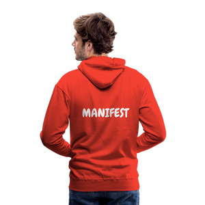 Men’s Hoodie (WHITE LETTERING) - red