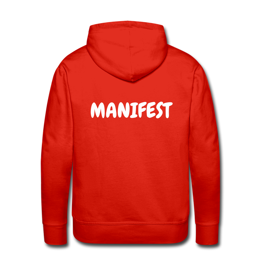 Men’s Hoodie (WHITE LETTERING) - red