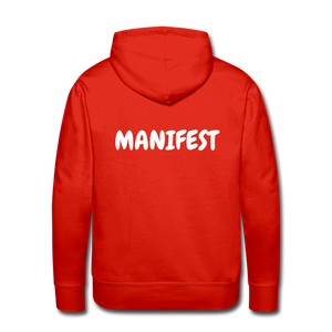 Men’s Hoodie (WHITE LETTERING) - red